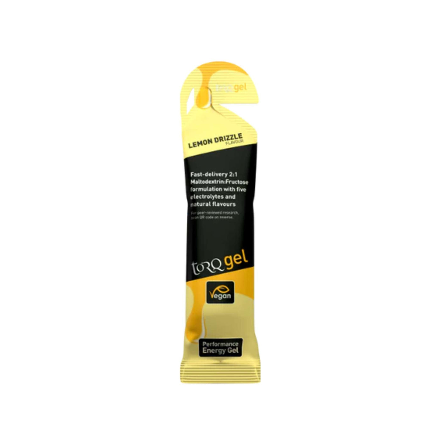 Torq Performance Energy Gel - 45g | Energy Gels | Further Faster Christchurch NZ | #lemon-drizzle
