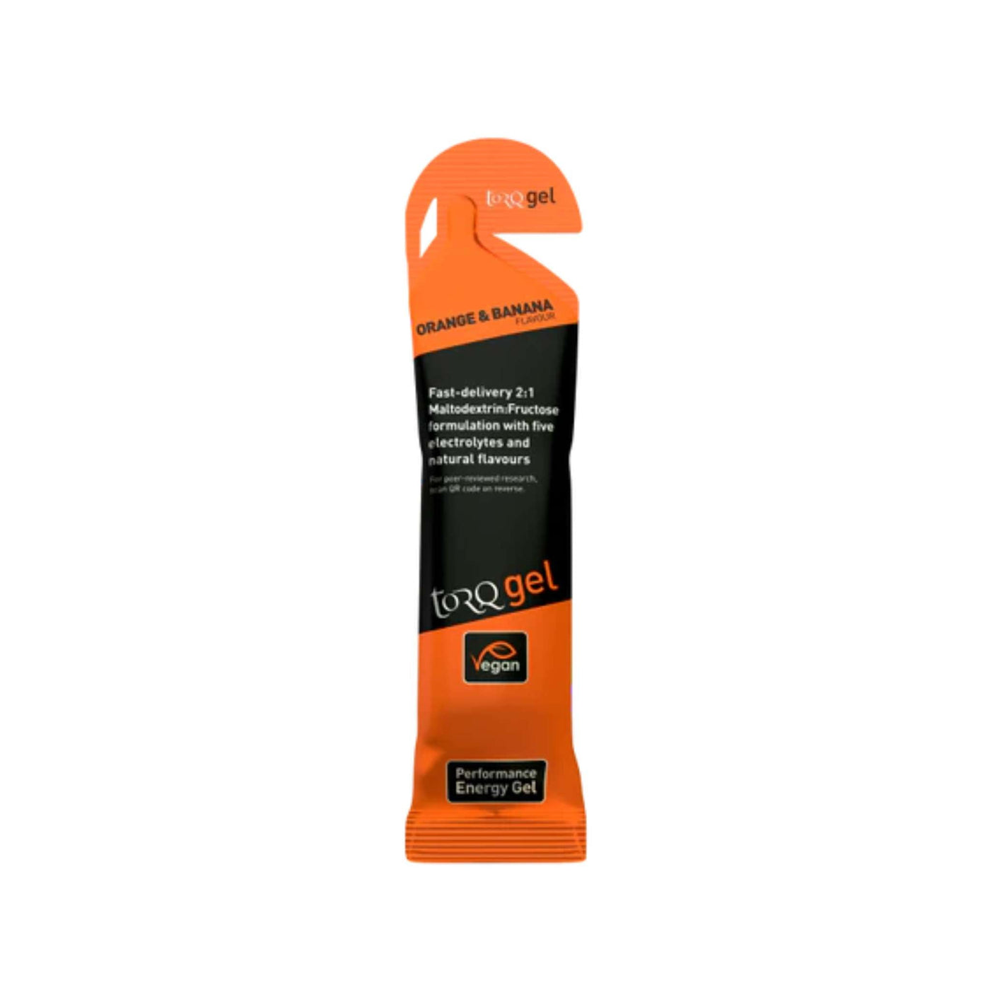 Torq Performance Energy Gel - 45g | Energy Gels | Further Faster Christchurch NZ | #orange-and-banana