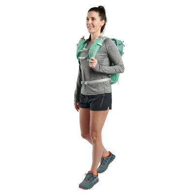 Ultimate Direction FastpackHER 20 2.0 | Trail Running and Fastpacking Pack | Further Faster Christchurch NZ | #emerald