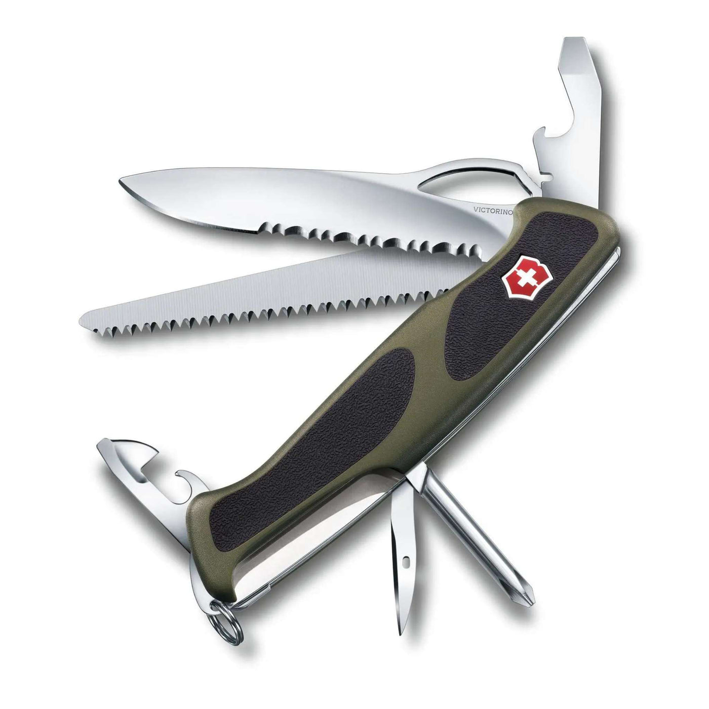 Victorinox Ranger Grip 178 | Forest Pocket Knife NZ | Further Faster Christchurch NZ #green-black-victorinox
