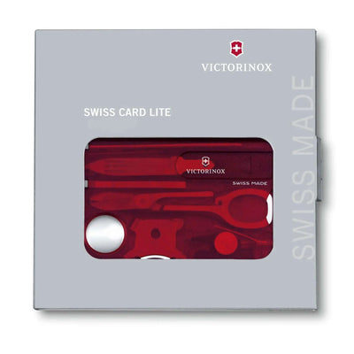 Victorinox Swiss Card Lite | Swiss Army Knife | Camping and Outdoor Gear | Further Faster Christchurch NZ | #ruby