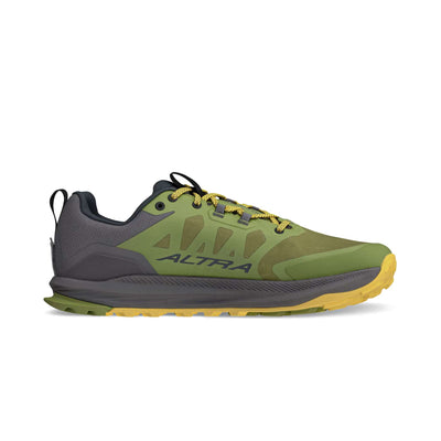 Altra Lone Peak 9 Waterproof Low - Mens | Trail Running and Hiking Shoes | Further Faster Christchurch NZ | #dusty-olive