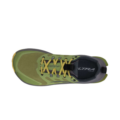 Altra Lone Peak 9 Waterproof Low - Mens | Trail Running and Hiking Shoes | Further Faster Christchurch NZ | #dusty-olive