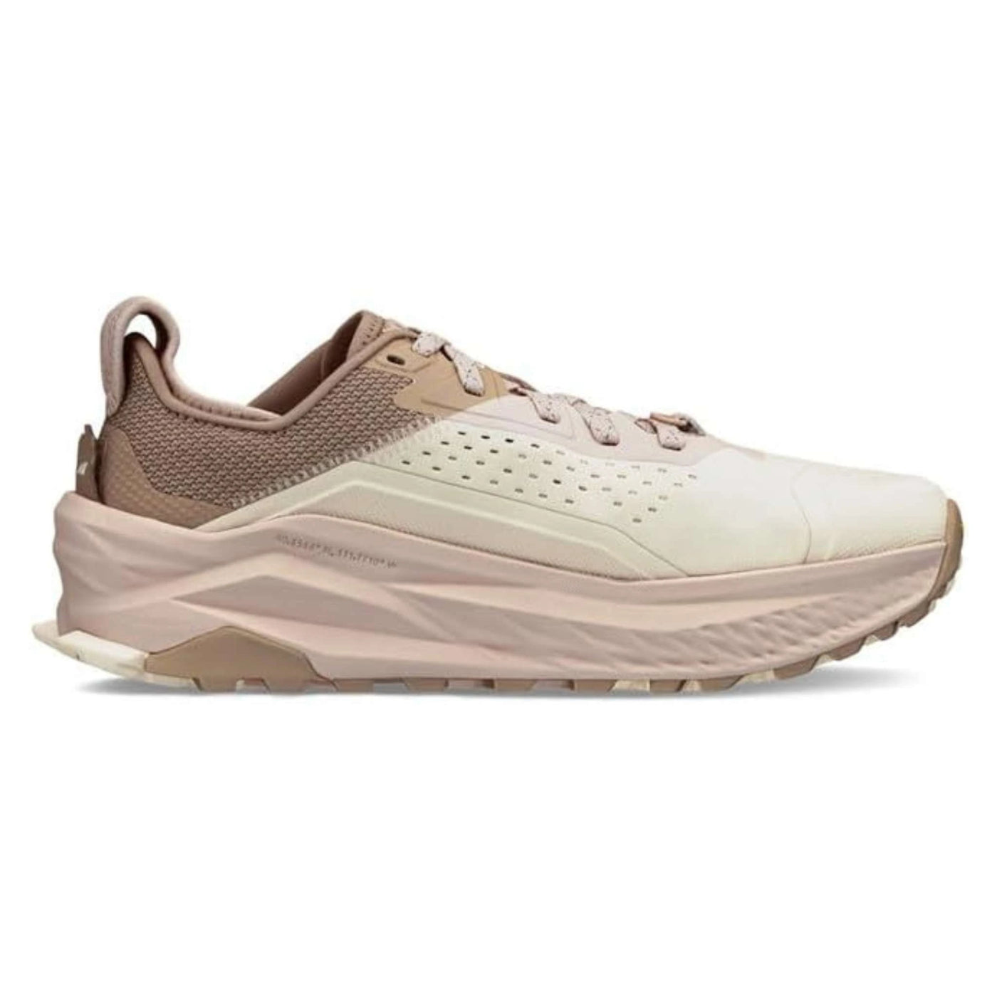 Trail Running Shoe NZ | Altra Olympus 6 - Womens | Further Faster Christchurch NZ | #taupe-pink