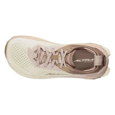 Trail Running Shoe NZ | Altra Olympus 6 - Womens | Further Faster Christchurch NZ | #taupe-pink