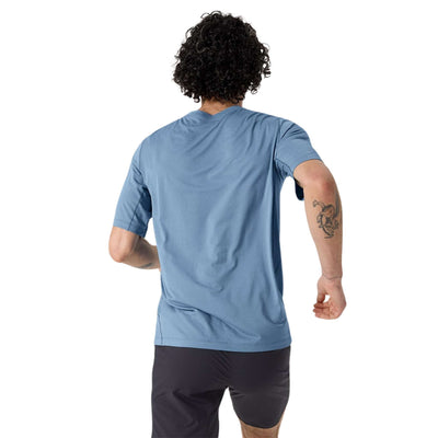 Arc'teryx Cormac Crew Neck T-Shirt - Mens | Men's Hiking T-Shirt | Further Faster Christchurch NZ | #stone-wash-heather