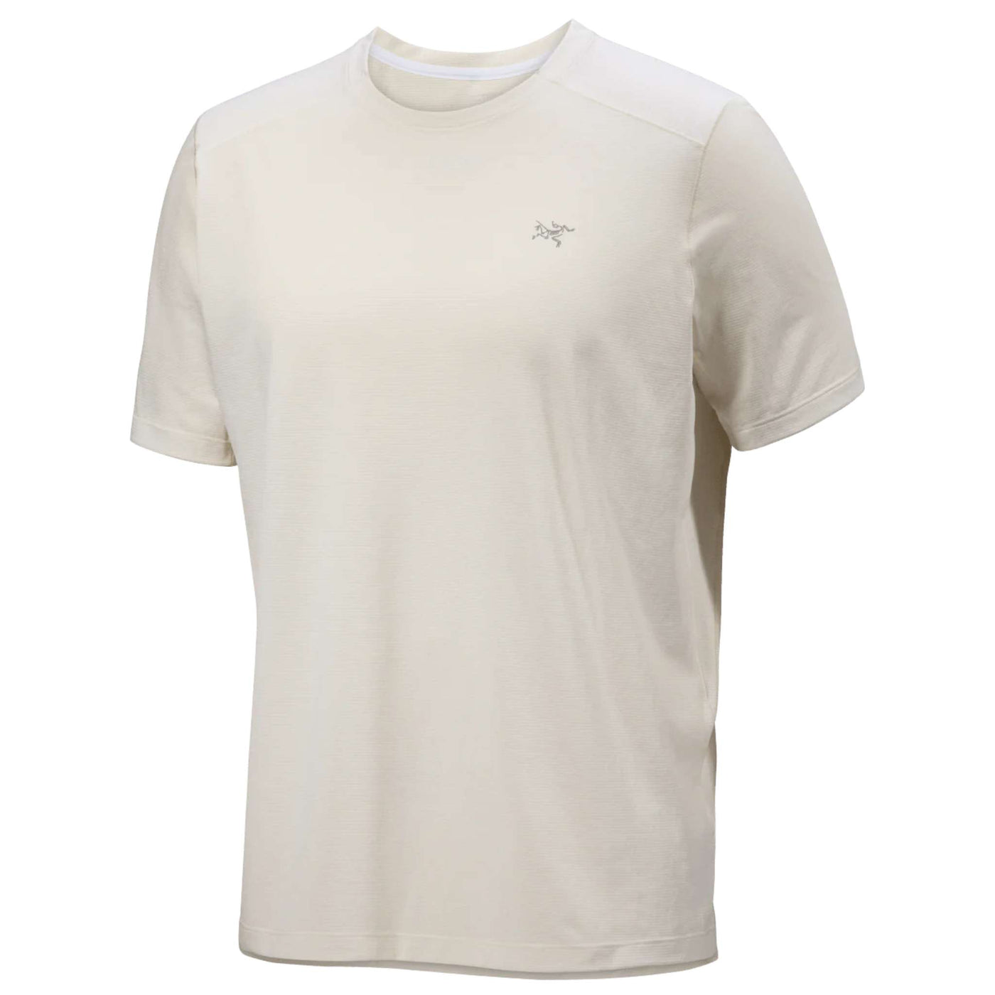 Arc'teryx Cormac Crew Short Sleeve Shirt - Mens | Men's Hiking T-Shirt | Further Faster Christchurch NZ | #arctic-silk-heather-ii
