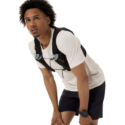 Arc'teryx Cormac Crew Short Sleeve Shirt - Mens | Men's Hiking T-Shirt | Further Faster Christchurch NZ | #arctic-silk-heather-ii