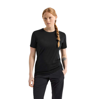 Arc'teryx Lana Merino Wool Crew Neck T-Shirt - Womens | Womens Trail Running T-Shirt | Further Faster Christchurch NZ | #black