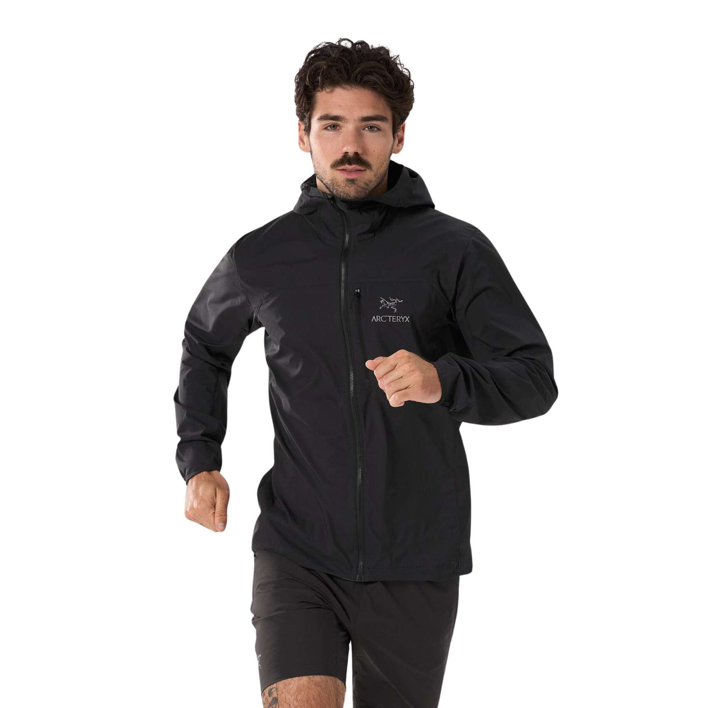 Arc'teryx Squamish Hoody - Mens | Men's Shell Jackets | Further Faster Christchurch NZ | #black