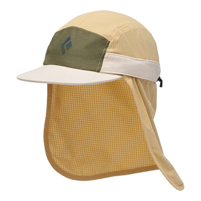 Black Diamond Desert Mullet | Running Cap | Headwear NZ | Further Faster Christchurch NZ | #off-white-khaki