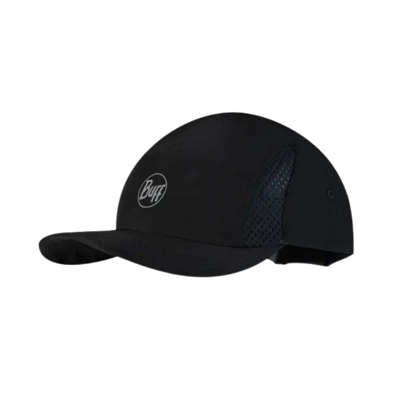 Buff 5 Panel Cap | Headwear NZ | 5 Panel Go Cap | Further Faster Christchurch NZ | #solid-black