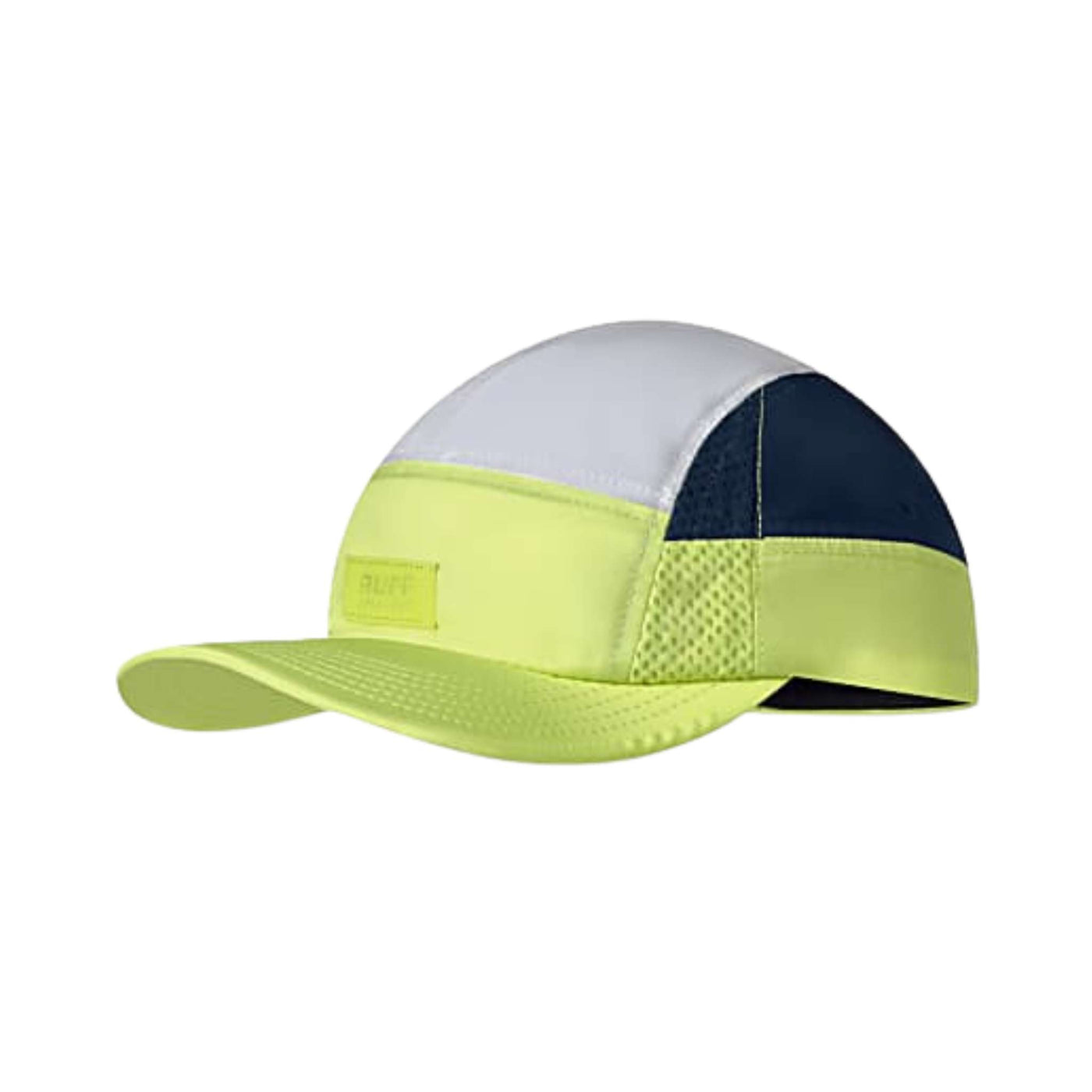 Buff 5 Panel Cap | Headwear NZ | 5 Panel Go Cap | Further Faster Christchurch NZ | #domus-lime