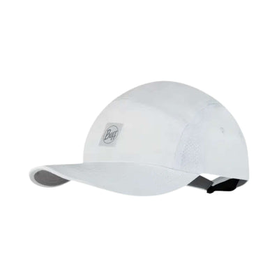 Buff 5 Panel Cap | Headwear NZ | 5 Panel Go Cap | Further Faster Christchurch NZ | #solid-white