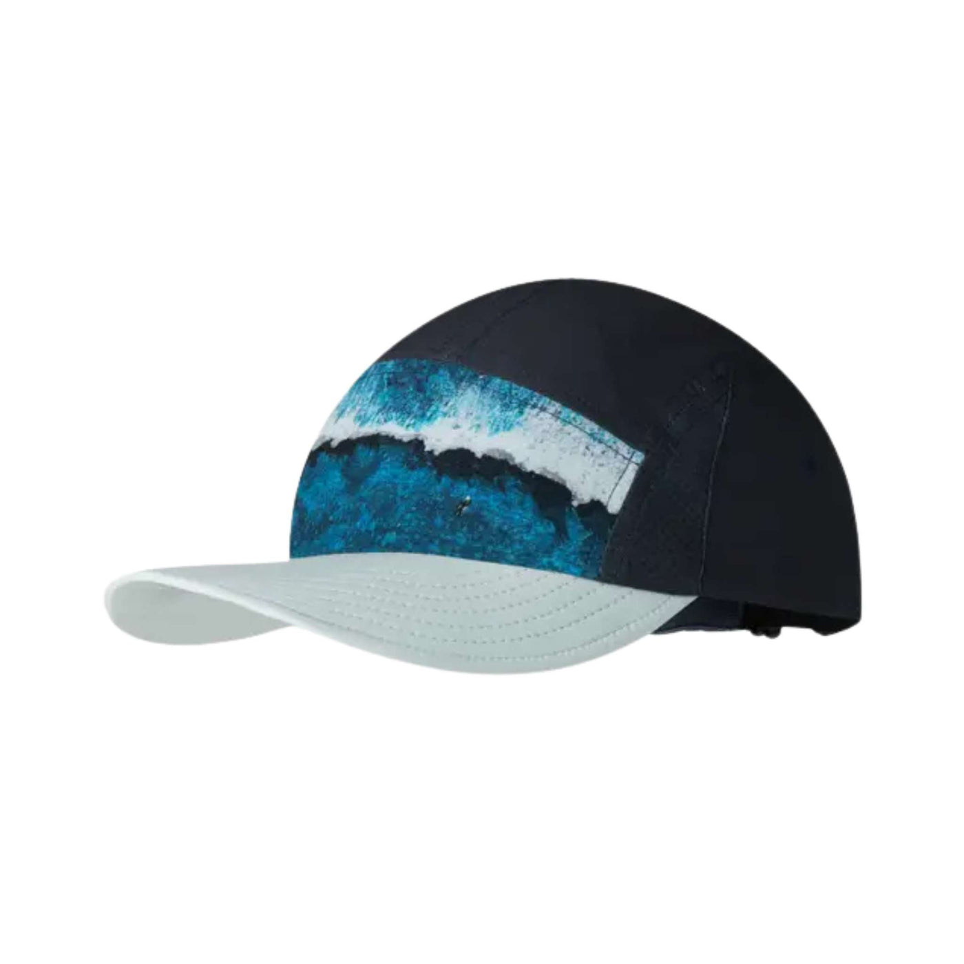 Buff 5 Panel Cap | Headwear NZ | 5 Panel Go Cap | Further Faster Christchurch NZ | #watsea-navy
