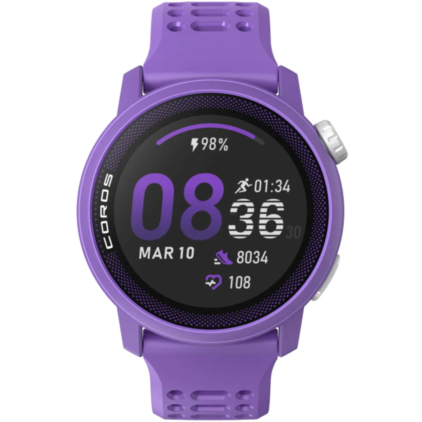 Coros Pace 3 GPS Sport Watch - Silicone | Sport GPS Watch | Further Faster Christchurch NZ #violet