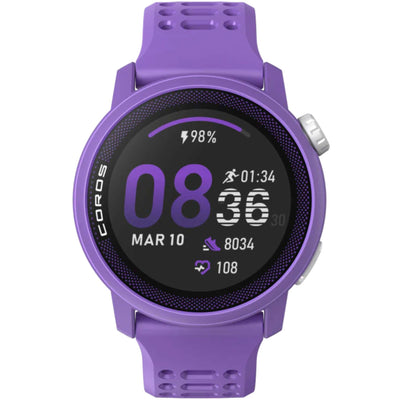 Coros Pace 3 GPS Sport Watch - Silicone | Sport GPS Watch | Further Faster Christchurch NZ #violet