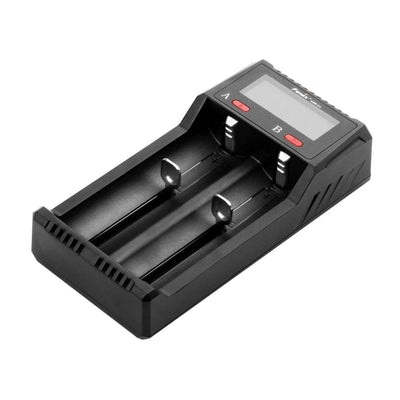 Fenix Battery Charger D2 - 2 Slots | Headlamps and Torches Battery Charger | Further Faster Christchurch NZ
