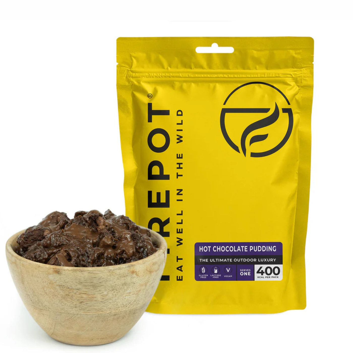 Firepot Hot Chocolate Pudding - Regular Serving | Dehydrated Meals | Further Faster Christchurch NZ