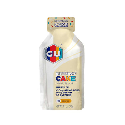 Gu Energy Gel - Birthday Cake | Trail Running Liquid Energy Gels NZ | Further Faster Christchurch NZ 