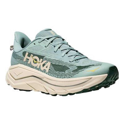 Mens Trail Shoes NZ | Hoka Challenger 8 Wide | Further Faster Christchurch NZ | #jade-truffle-salt