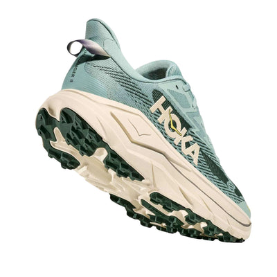 Mens Trail Shoes NZ | Hoka Challenger 8 Wide | Further Faster Christchurch NZ | #jade-truffle-salt
