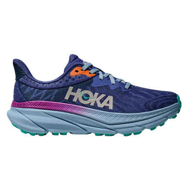 Hoka Challenger ATR 7 Wide - Womens | Trail Running Shoe | Further Faster Christchurch NZ | #evening-sky-drizzle