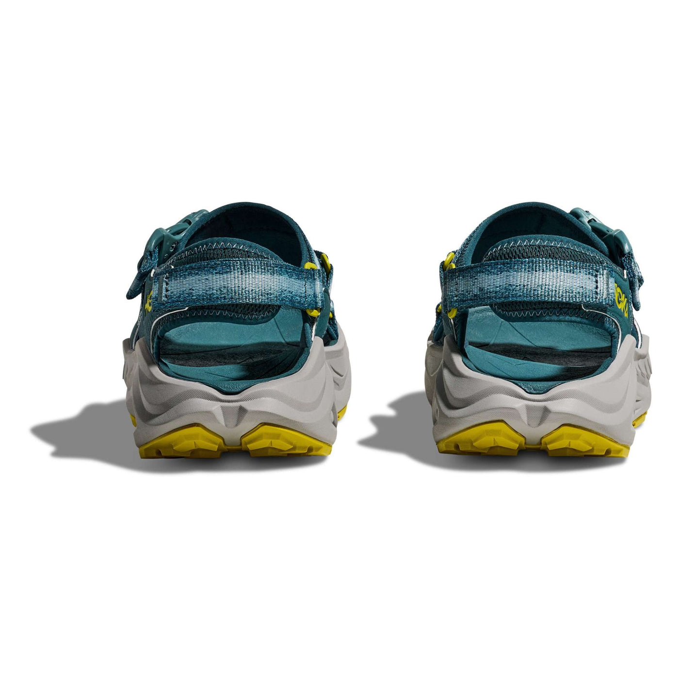 Hoka Infini Hike TC Sandal - Mens | Mens Hiking Sandals | Further Faster Christchurch NZ | #blue-twiglight-pea-green