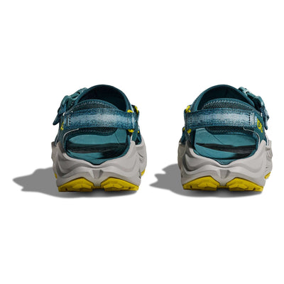 Hoka Infini Hike TC Sandal - Mens | Mens Hiking Sandals | Further Faster Christchurch NZ | #blue-twiglight-pea-green