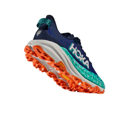 Hoka Speedgoat 6 Wide - Womens | Trail Running | Further Faster Christchurch NZ | #varsity-navy-meteor