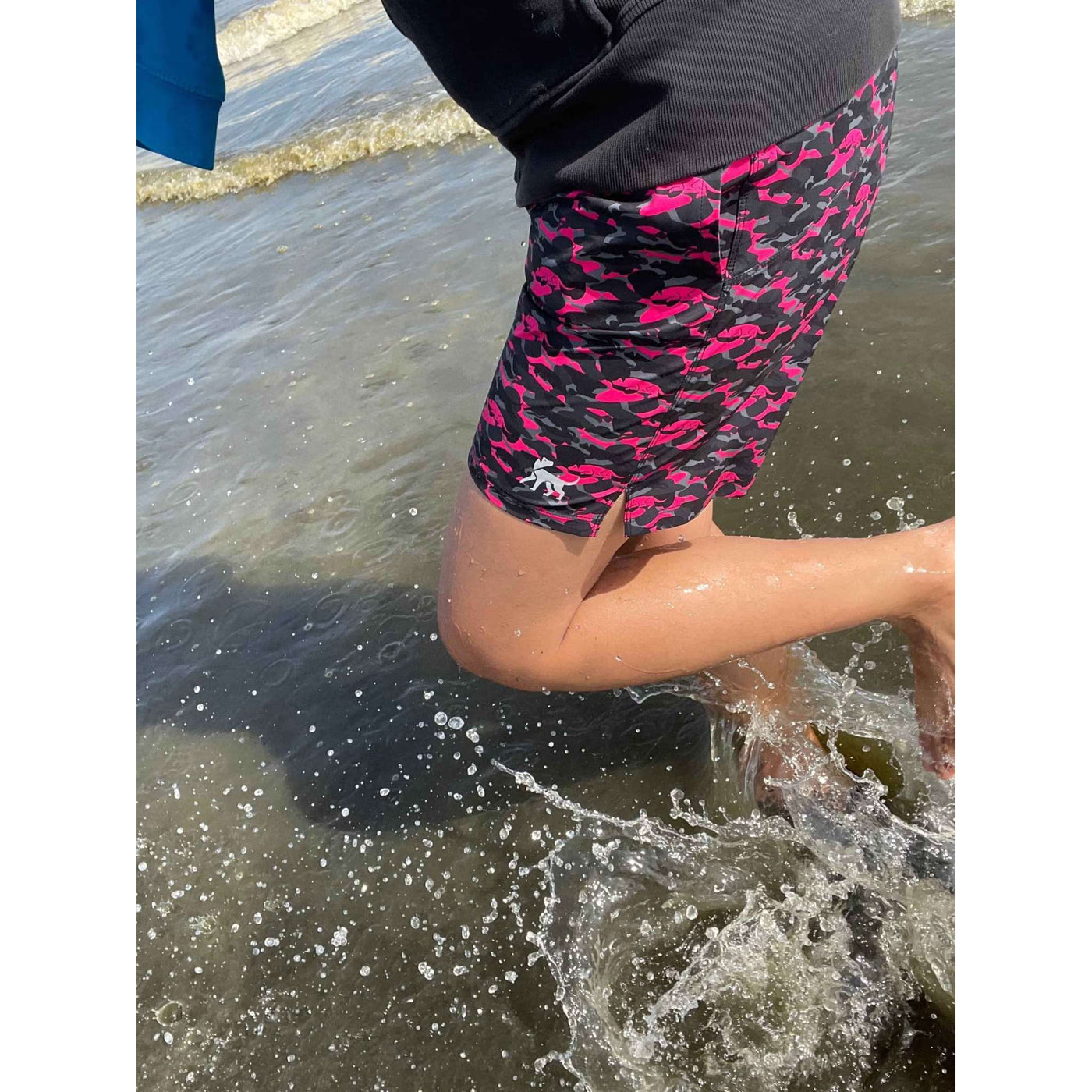 Huntaway Run Co. Foster 01 Trail Short - 7" | Trail Running and Hiking Shorts | Further Faster Christchurch NZ | #black-pink-camo