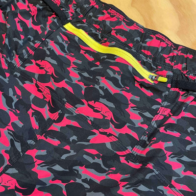 Huntaway Run Co. Foster 01 Trail Short - 7" | Trail Running and Hiking Shorts | Further Faster Christchurch NZ | #black-pink-camo