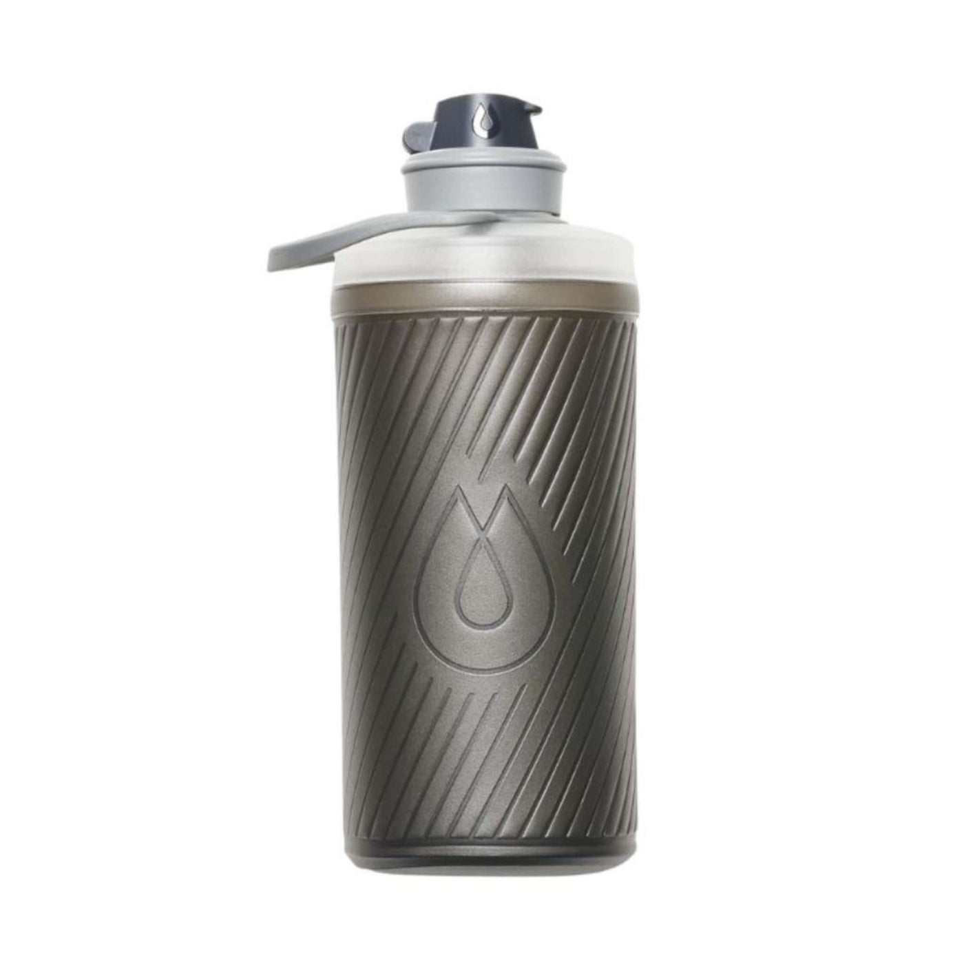 HydraPak Flux Bottle 1L NZ | Hiking Water Bottles | Further Faster Christchurch NZ #grey