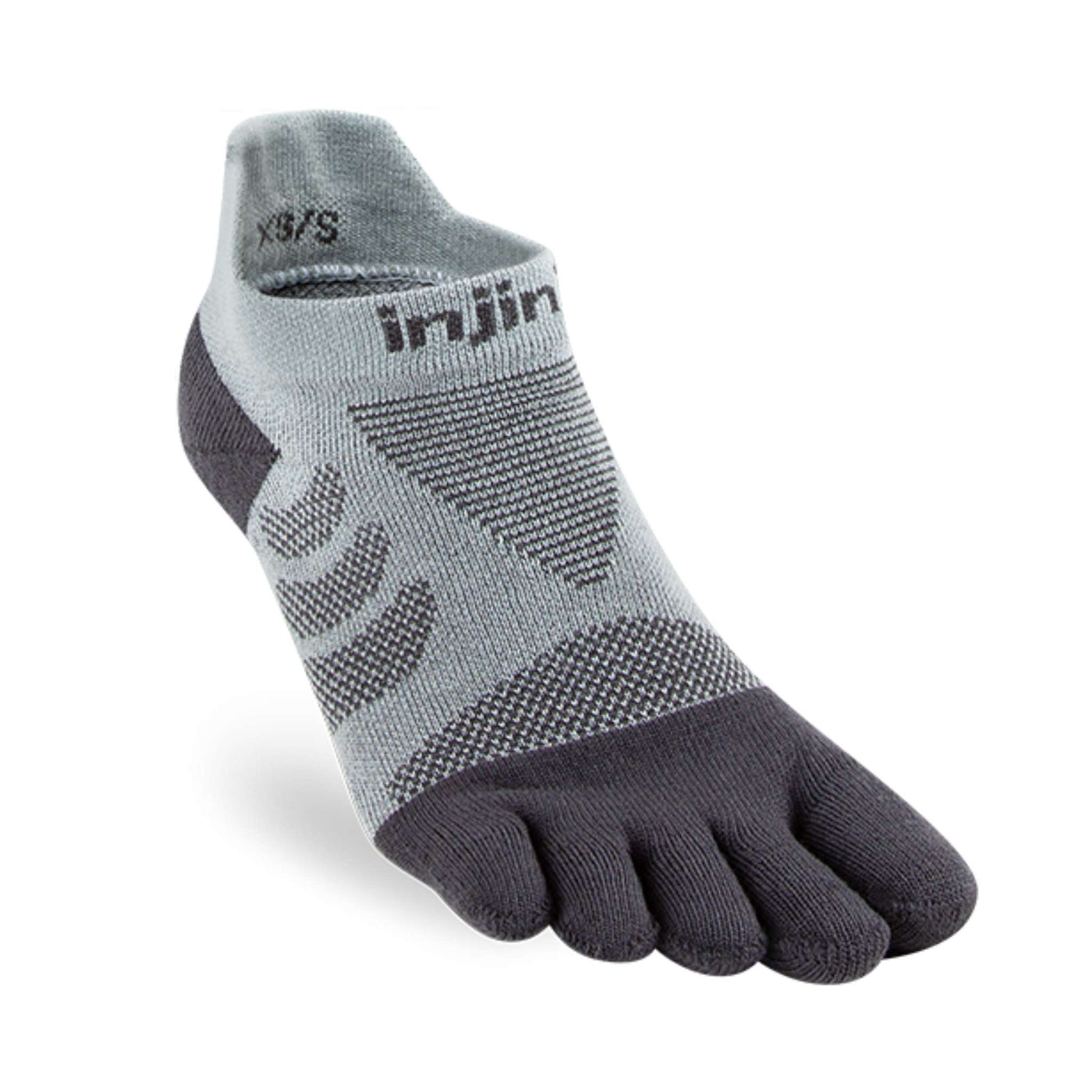 Toe Socks NZ | Injinji Ultra Run Womens Sock - No Show | Further Faster Christchurch NZ | #slate