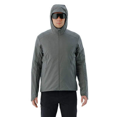 Inselberg Quintic Hoody | Windproof Mens Jacket | Further Faster Christchurch NZ | #slate