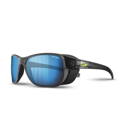 Julbo Camino Shiny Translucent Black/Yellow Sunglasses - Polarised 4 HD | Julbo Eyewear | Further Faster Christchurch NZ
