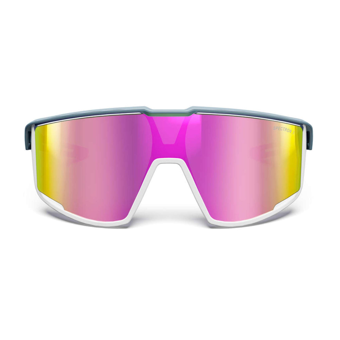 Julbo Fury Dark Grey/Grey/Blue Sunglasses - Spectron 3CF | Julbo Eyewear | Further Faster Christchurch NZ
