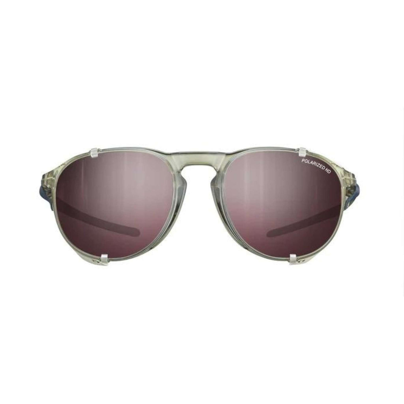 Julbo Millenium Translucent Army Green/White/Blue Sunglasses - Spectron HD 3 Polarized | Performance Eyewear | Further Faster Christhurch NZ