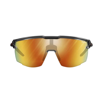 Sunglasses NZ | Julbo Ultimate Cover Black/Red Sunglasses - Reactiv Performance 1-3 LAF Lens  J5463314 | Further Faster Christchurch NZ