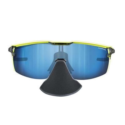 Julbo Ultimate Cover Shiny Translucent Black/Yellow Sunglasses - Polar 4 HD | Performance Sunglasses | Further Faster Christchurch NZ
