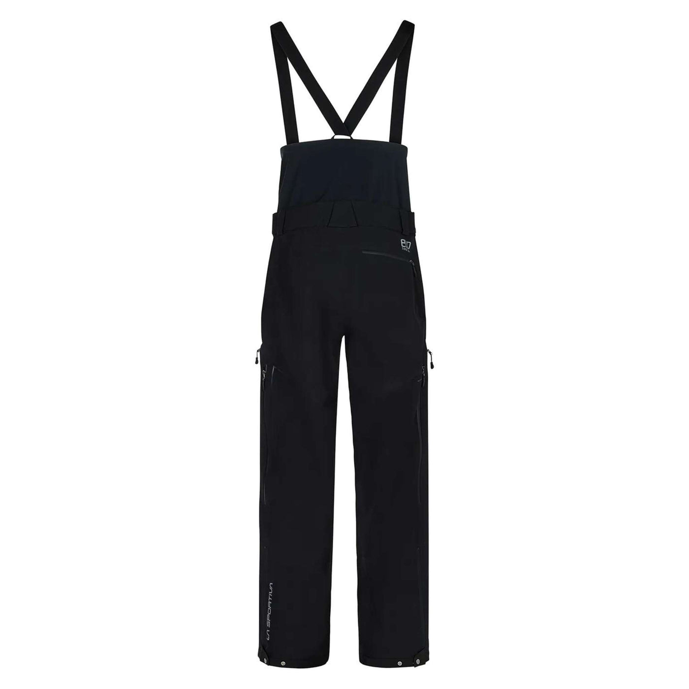 La Sportiva Chaser Evo Shell Bib Pant - Mens | Free Touring Ski Mountaineering Pants | Further Faster Christchurch NZ | #black-cloud
