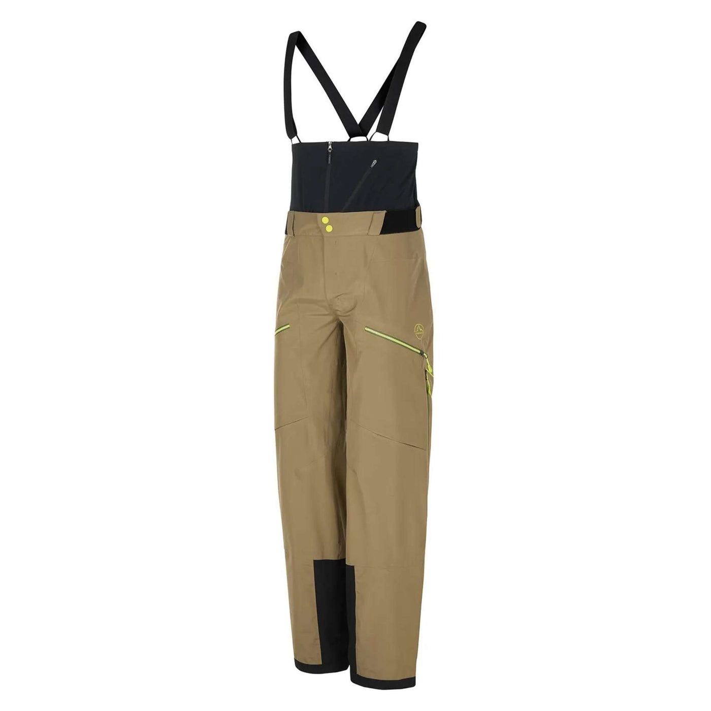 La Sportiva Chaser Evo Shell Bib Pant - Mens | Free Touring Ski Mountaineering Pants | Further Faster Christchurch NZ | #turtle-lime