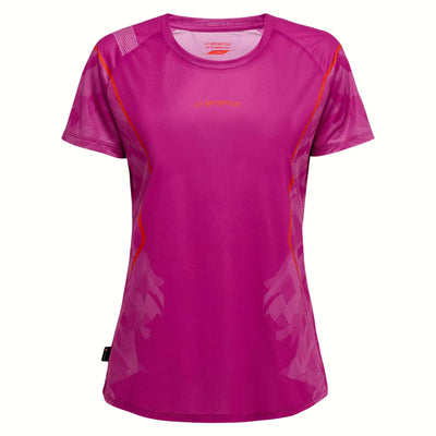 La Sportiva Pacer T-Shirt - Womens | Womens Active Clothing | Further Faster Christchurch NZ | #spring-rose