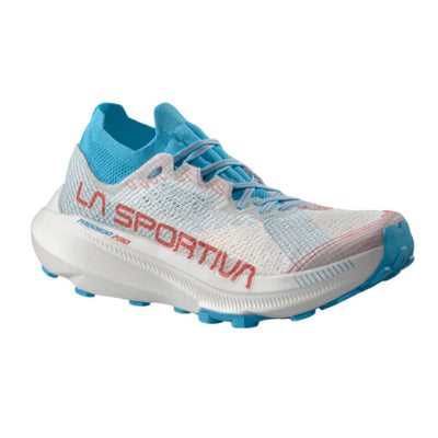 La Sportiva Prodigio Pro - Womens | Trail Running Shoes | Further Faster Christchurch NZ | #white-malibu-blue