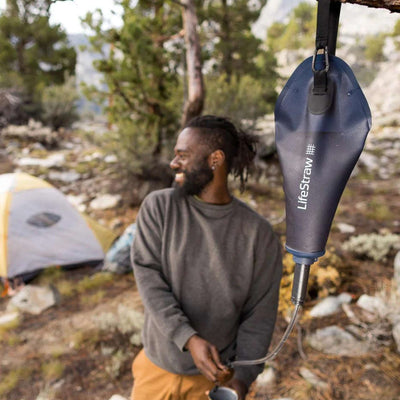 LifeStraw Peak Series Compact Gravity Water Filter System 3 Litre | Portable Water Filtration System | Further Faster Christchurch NZ | #mountain-blue 