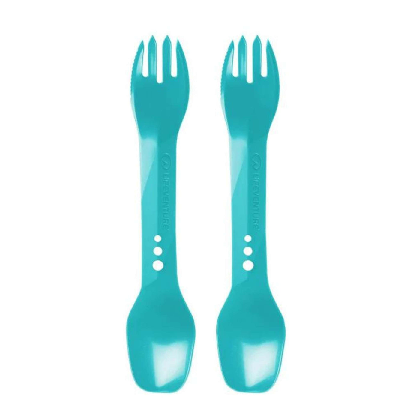 Lifeventure Ellipse Spork - 2 Pack | Cutlery Set | Further Faster Christchurch NZ | #teal