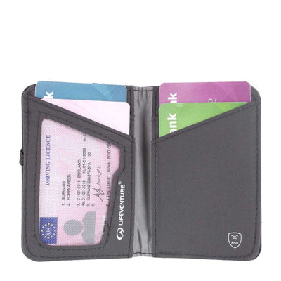 Lifeventure RFID Card Wallet - Recycled | Travel Wallets | Further Faster Christchurch NZ | #grey