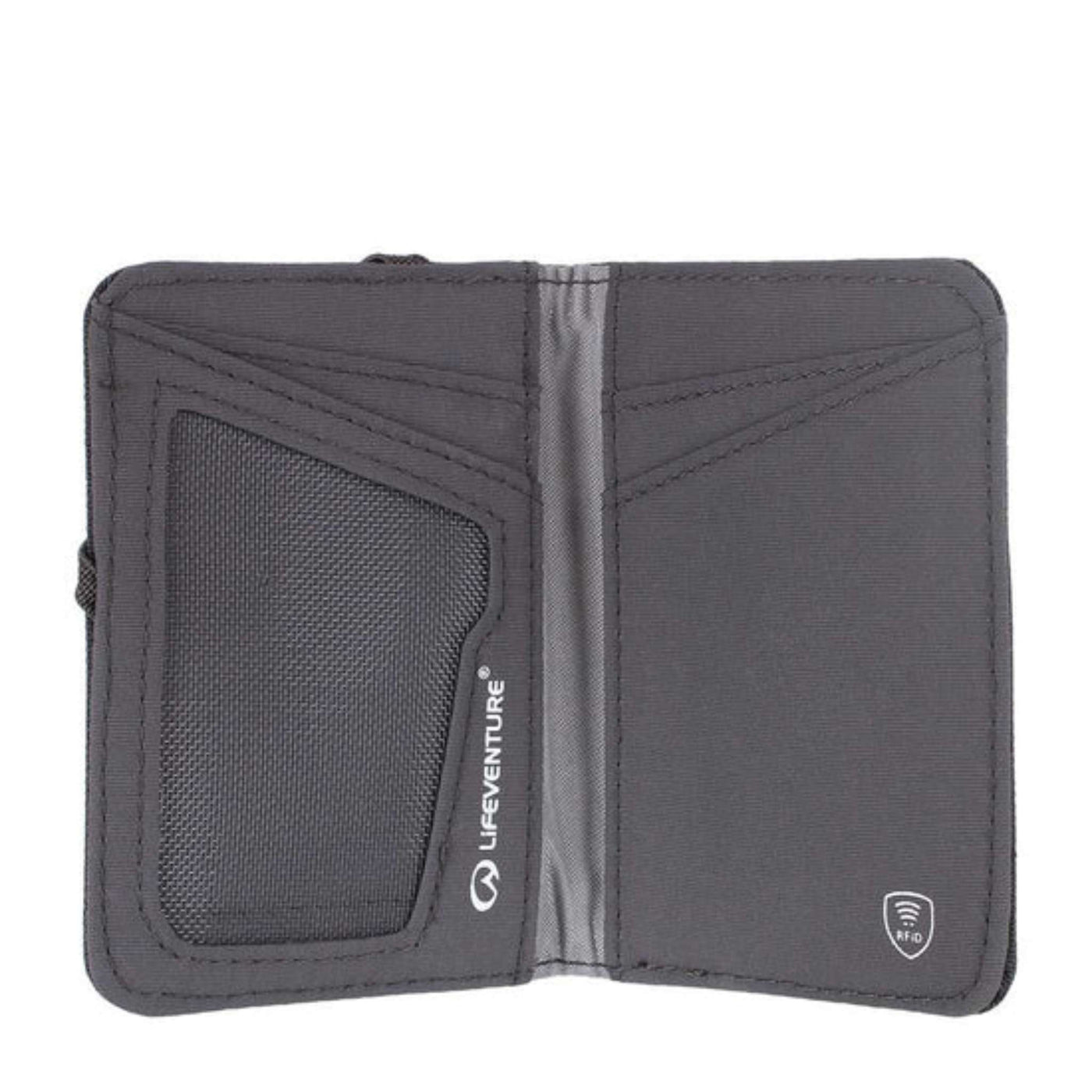 Lifeventure RFID Card Wallet - Recycled | Travel Wallets | Further Faster Christchurch NZ | #grey