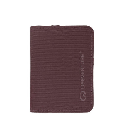 Lifeventure RFID Card Wallet - Recycled | Travel Wallets | Further Faster Christchurch NZ | #plum