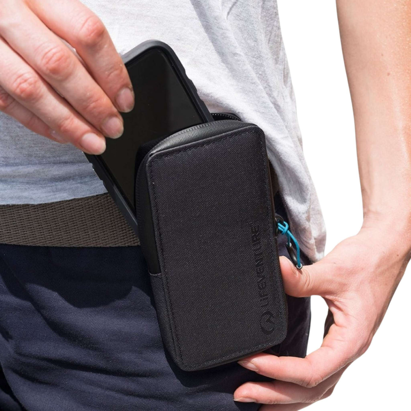 Lifeventure RFID Phone Wallet - Recycled | Travel Wallets | Further Faster Christchurch NZ | #grey